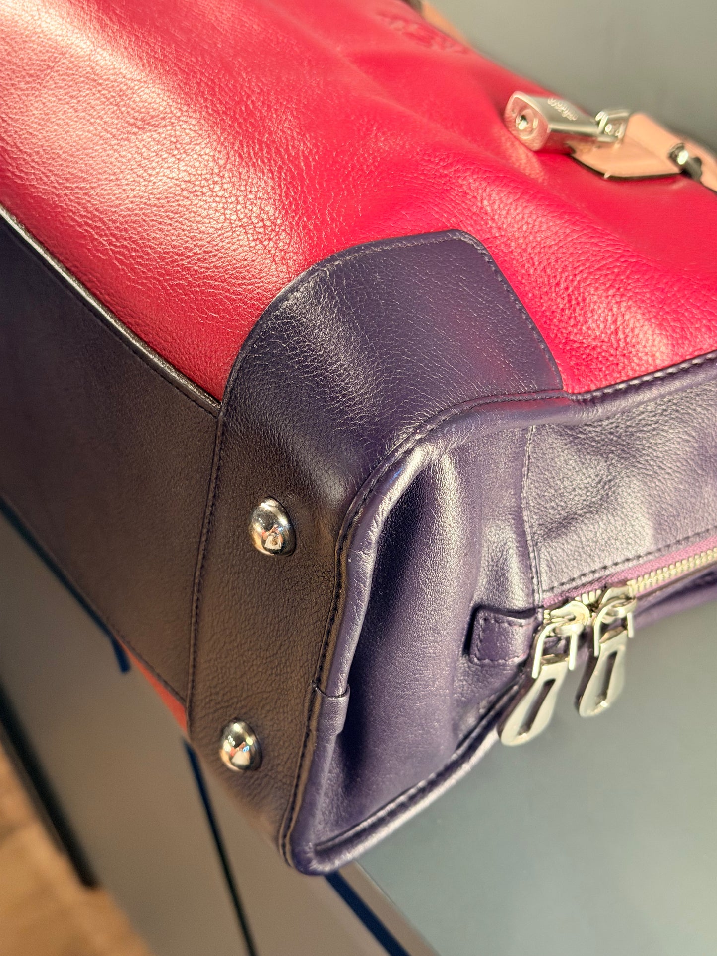 LOEWE TRI COLOR AMAZONA 36 HANDBAG