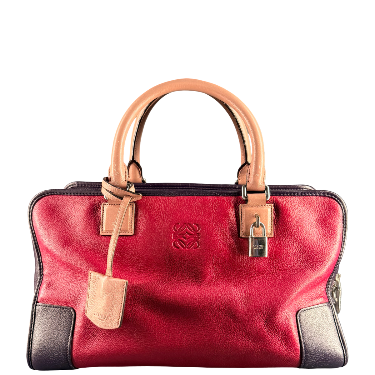 LOEWE TRI COLOR AMAZONA 36 HANDBAG