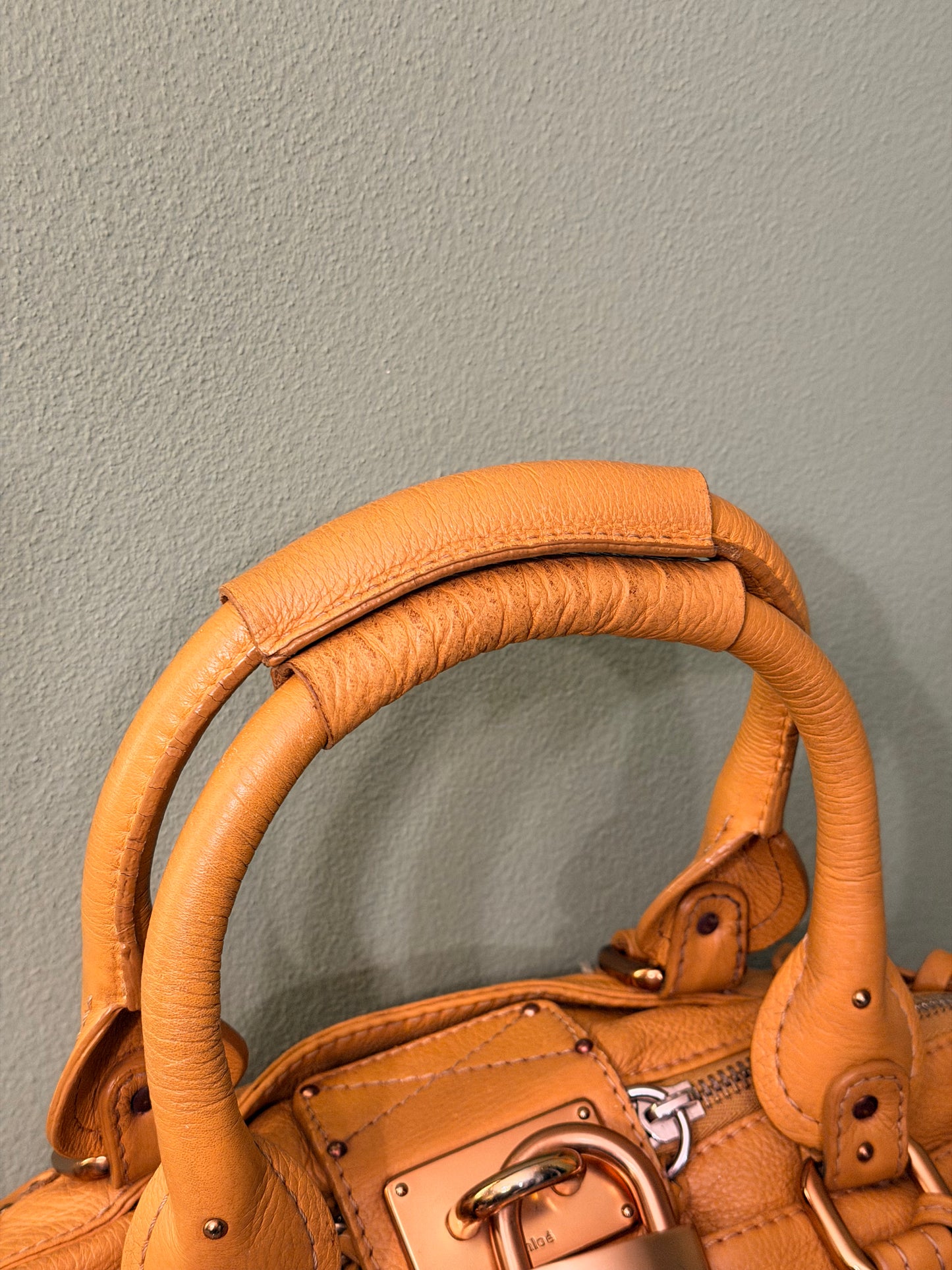 CHLOE BEIGE PADDINGTON HANDBAG