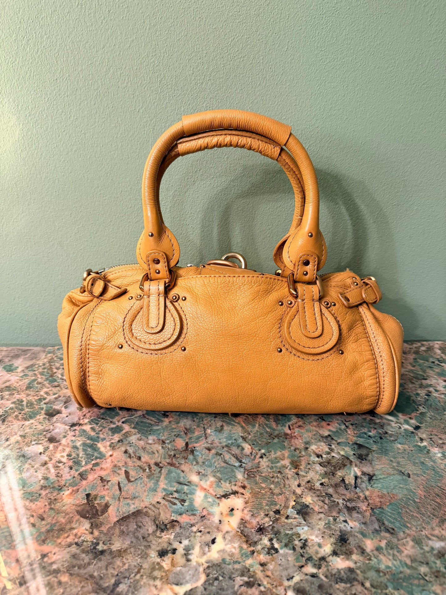 CHLOE BEIGE PADDINGTON HANDBAG