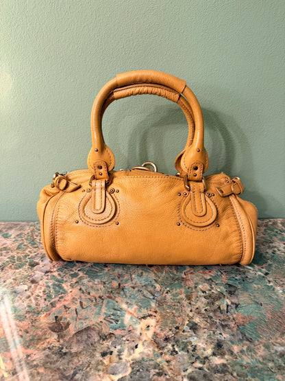 CHLOE BEIGE PADDINGTON HANDBAG