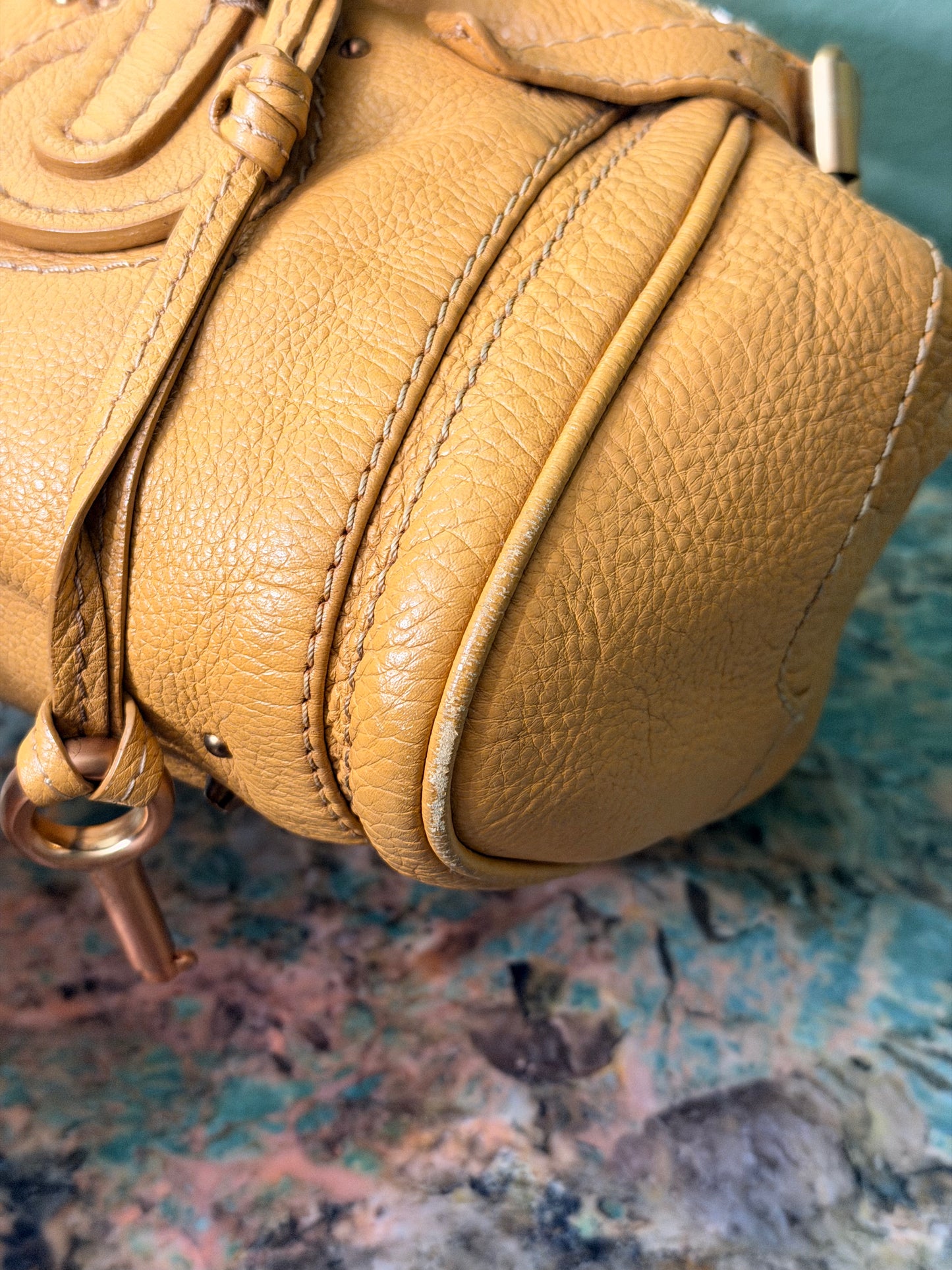 CHLOE BEIGE PADDINGTON HANDBAG