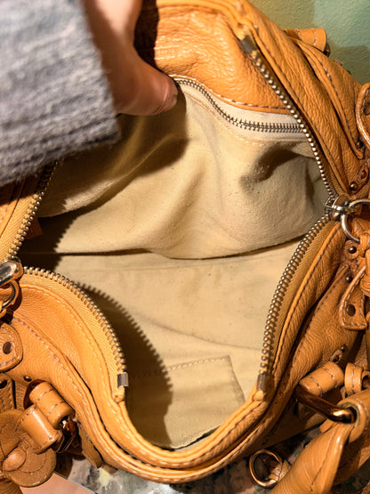 CHLOE BEIGE PADDINGTON HANDBAG