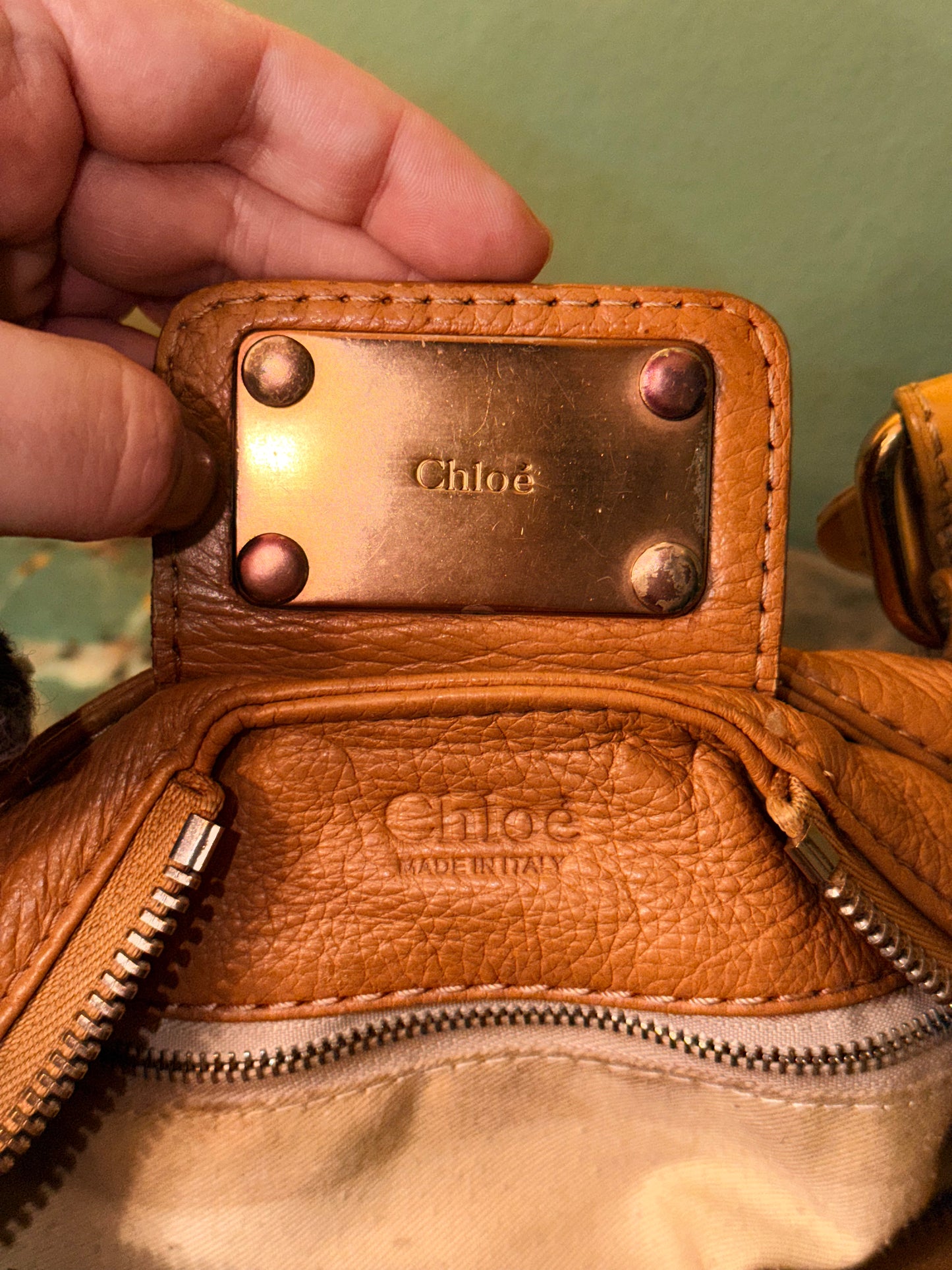 CHLOE BEIGE PADDINGTON HANDBAG