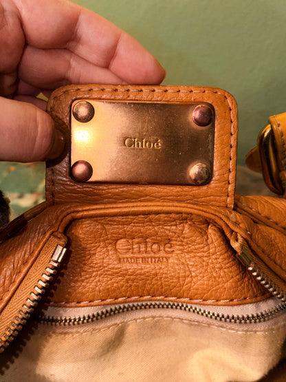 CHLOE BEIGE PADDINGTON HANDBAG