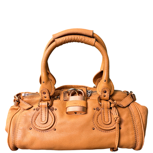 CHLOE BEIGE PADDINGTON HANDBAG