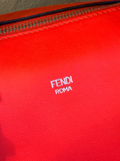 FENDI ORANGE MEDIUM BY THE WAY BOSTON BAG