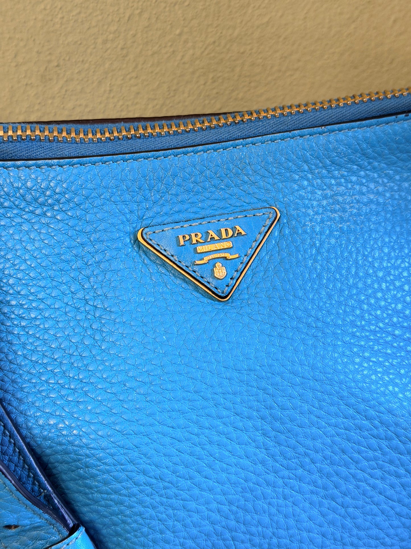 PRADA LIGHT BLUE DAINO CROSSBODY BAG