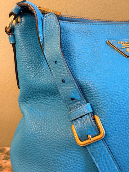 PRADA LIGHT BLUE DAINO CROSSBODY BAG