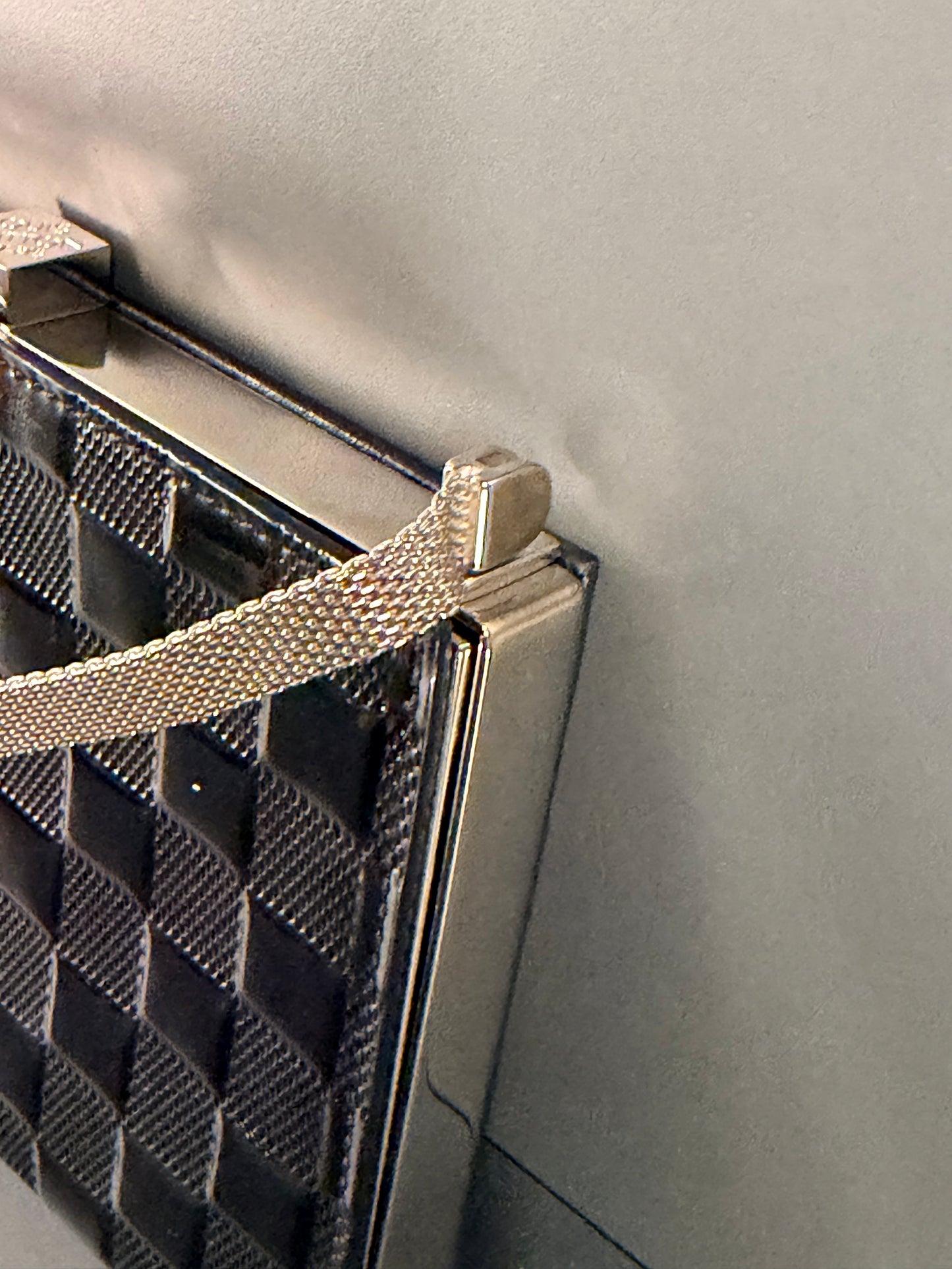 LOUIS VUITTON BLACK DAMIER VERNIS CLUTCH ANGE