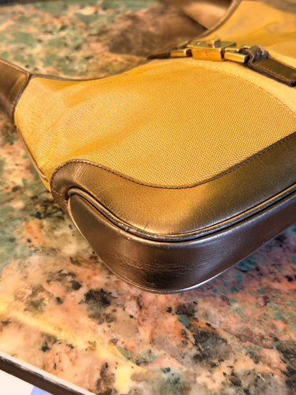 GUCCI BY TOM FORD SMALL GOLD JACKIE SHOULDER BAG