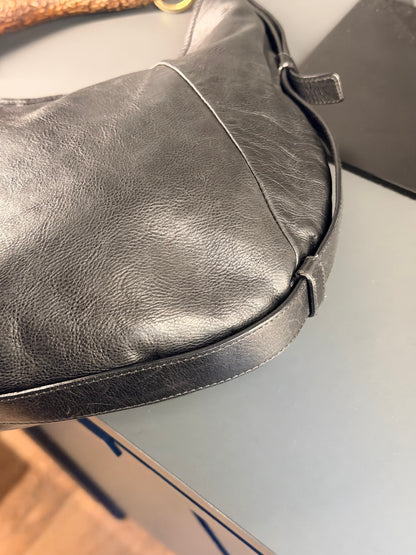 SAINT LAURENT BLACK MEDIUM MOMBASA SHOULDER BAG