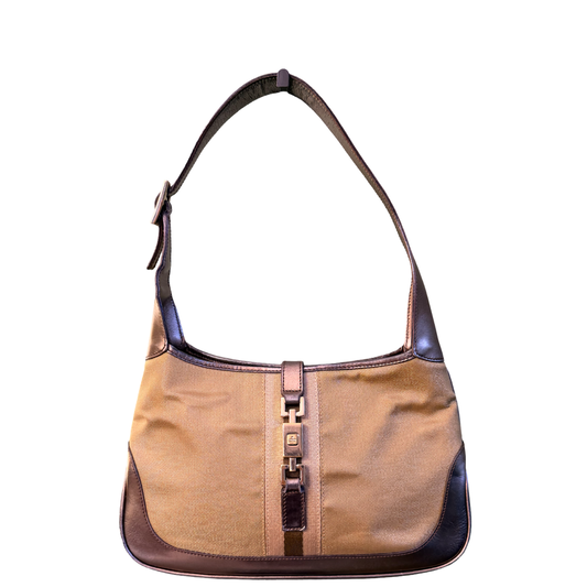 GUCCI BY TOM FORD SMALL GOLD JACKIE SHOULDER BAG