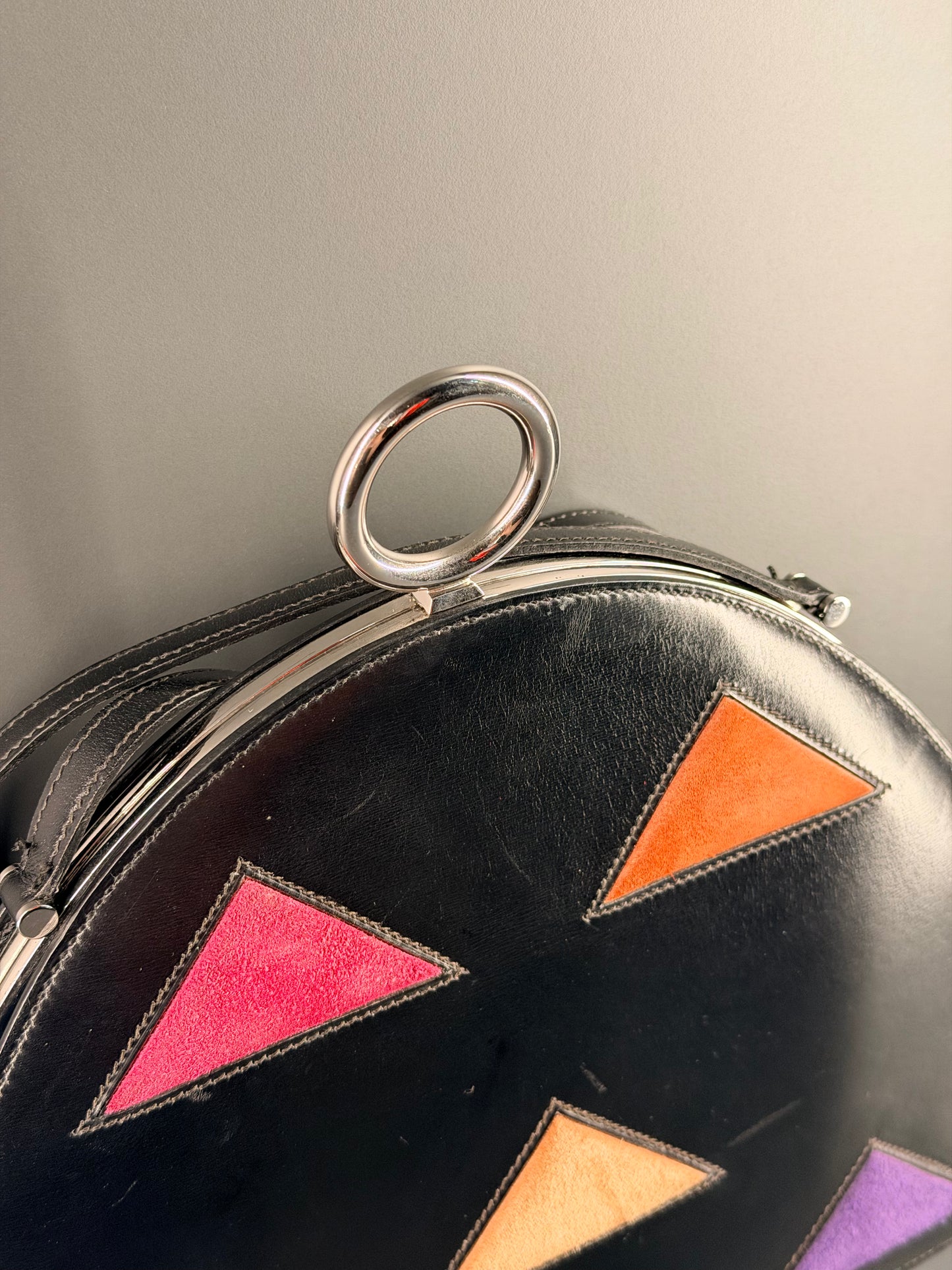 HERMÈS BLACK BOX & DOBLIS NUAGE ROND SHOULDER BAG