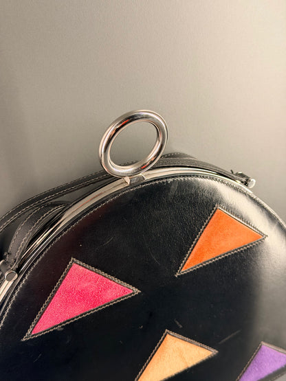 HERMÈS BLACK BOX & DOBLIS NUAGE ROND SHOULDER BAG