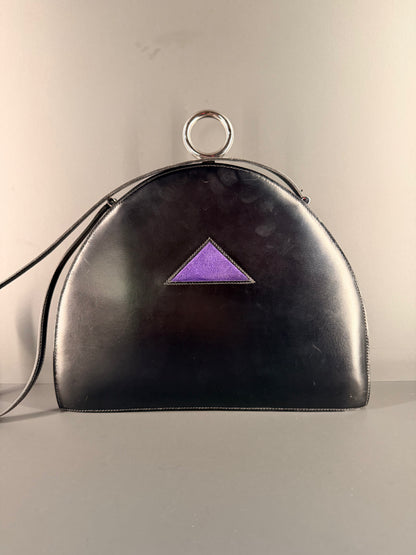 HERMÈS BLACK BOX & DOBLIS NUAGE ROND SHOULDER BAG