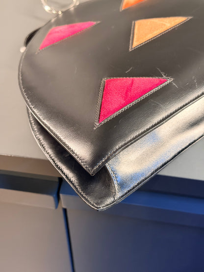 HERMÈS BLACK BOX & DOBLIS NUAGE ROND SHOULDER BAG
