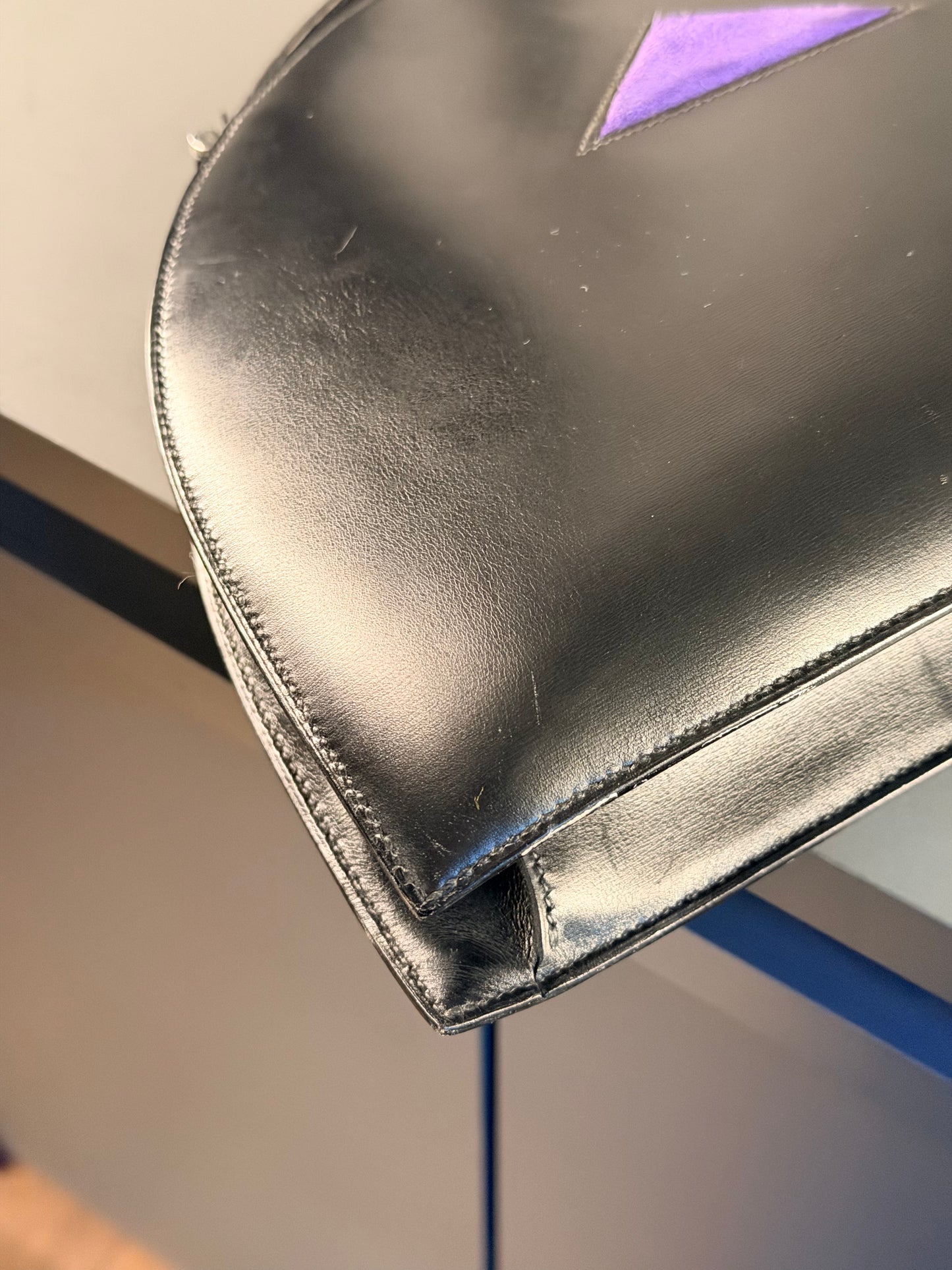 HERMÈS BLACK BOX & DOBLIS NUAGE ROND SHOULDER BAG