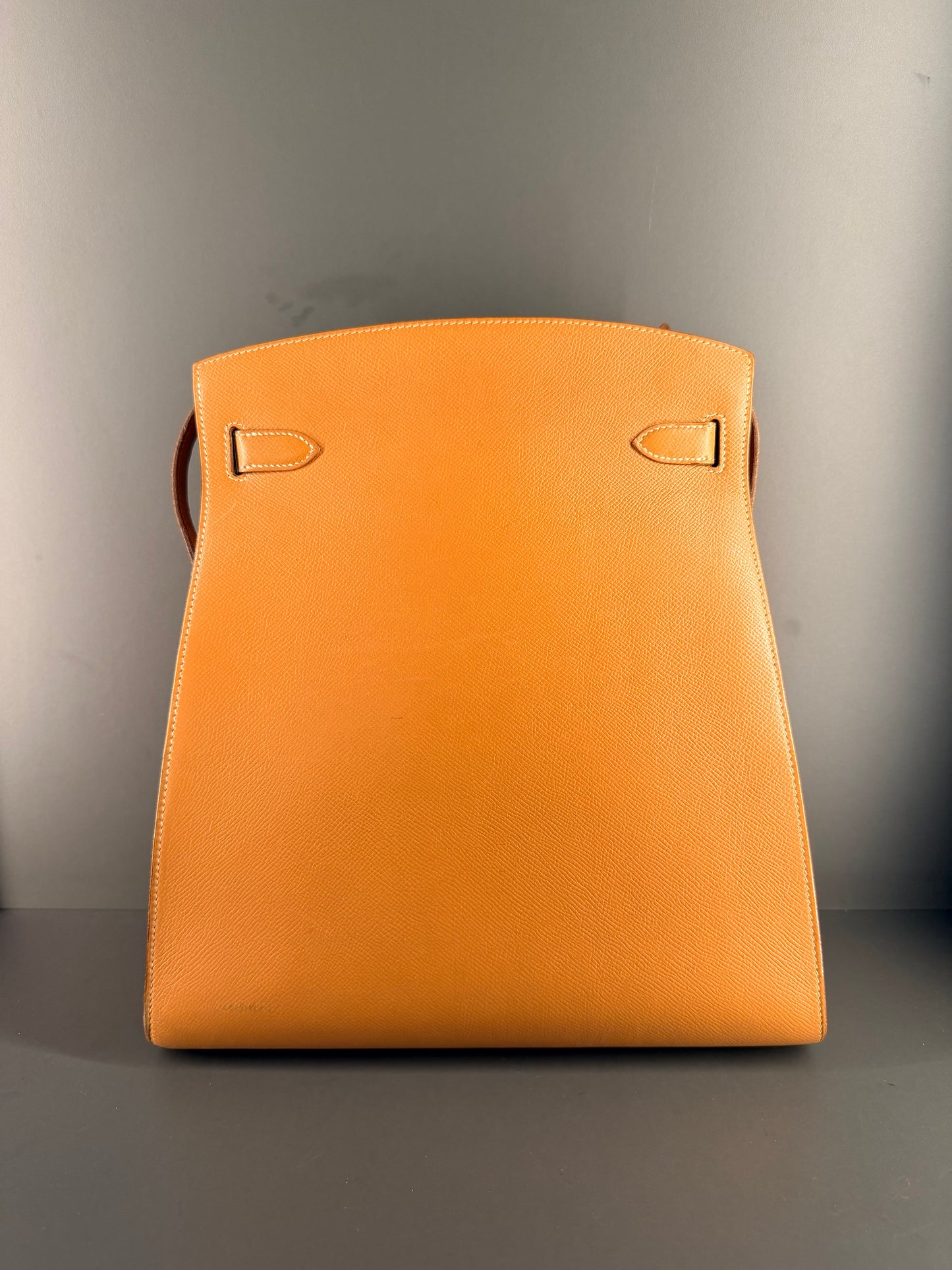 HERMÈS GOLD COURCHEVEL KELLY SPORT SHOULDER BAG