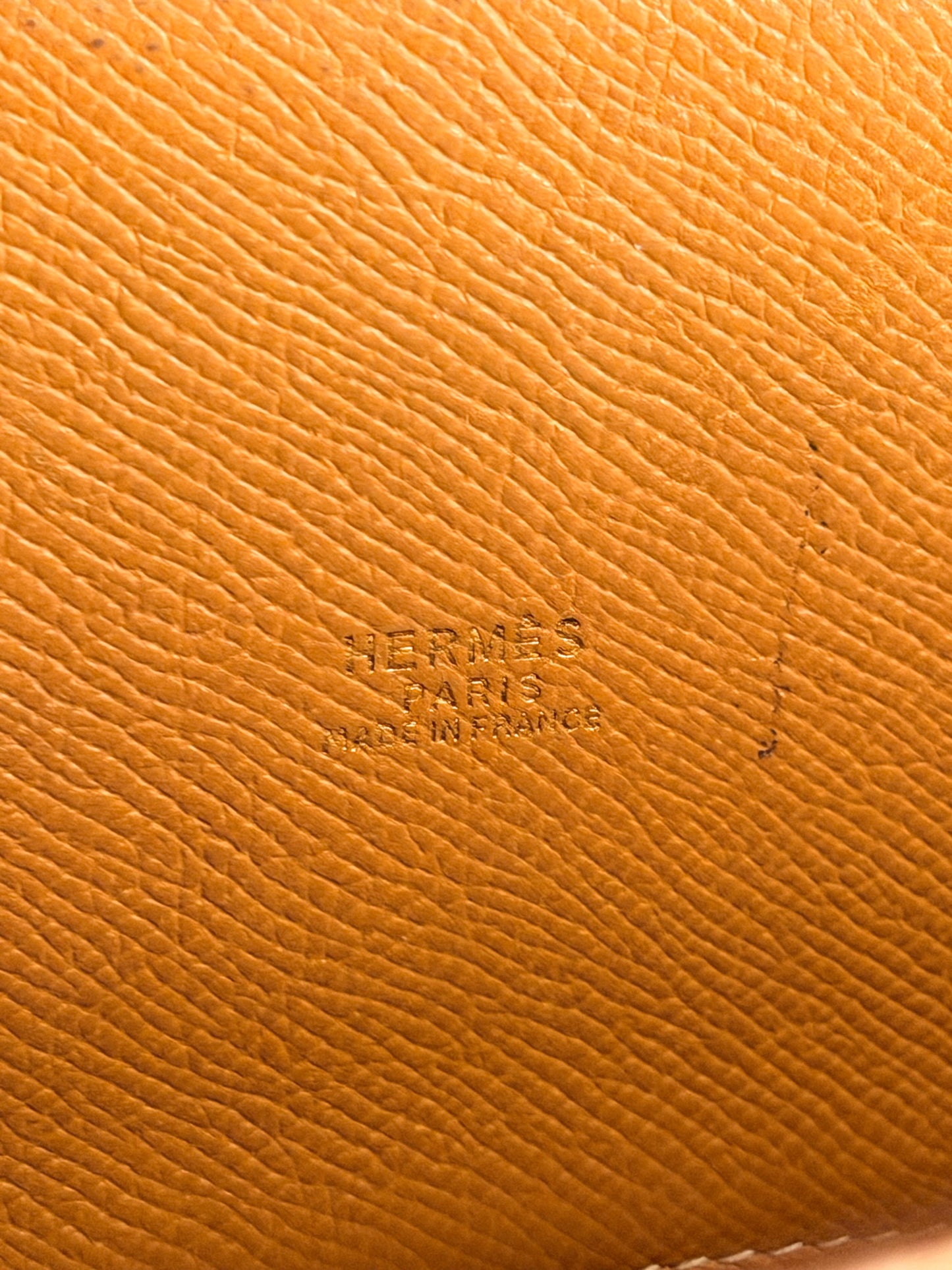 HERMÈS GOLD COURCHEVEL KELLY SPORT SHOULDER BAG