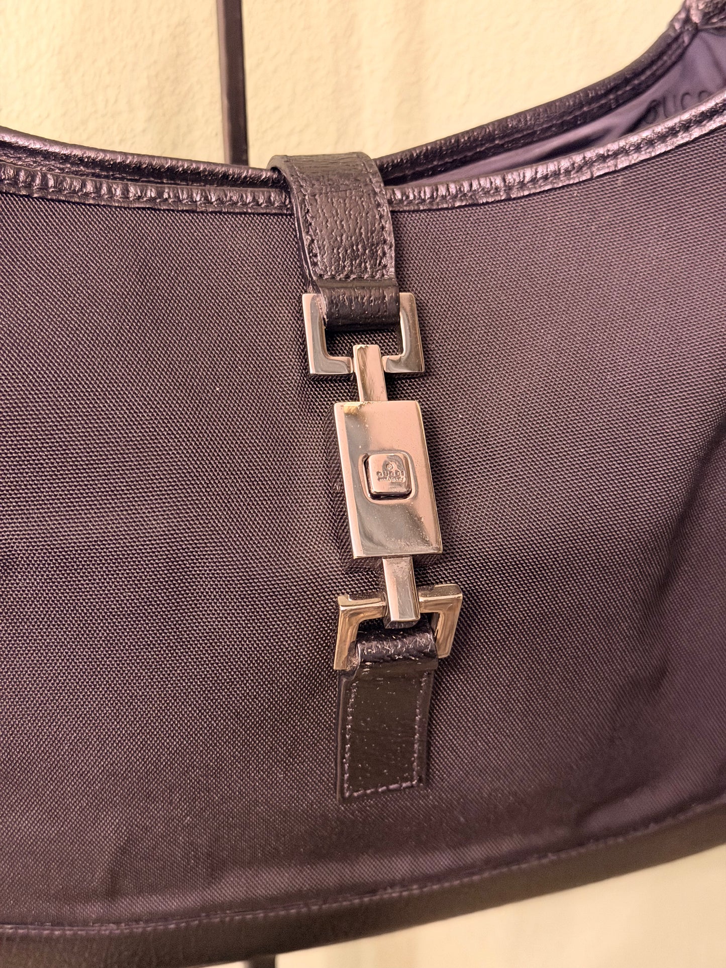 GUCCI BY TOM FORD  BLACK JACKIE SHOULDER BAG