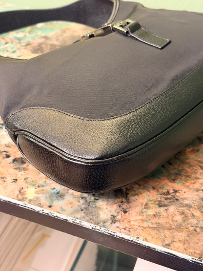 GUCCI BY TOM FORD  BLACK JACKIE SHOULDER BAG