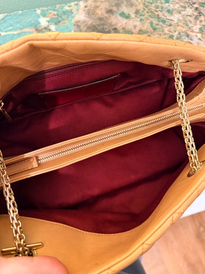 CHANEL BEIGE JUST MADAMOISELLE BOWLING BAG