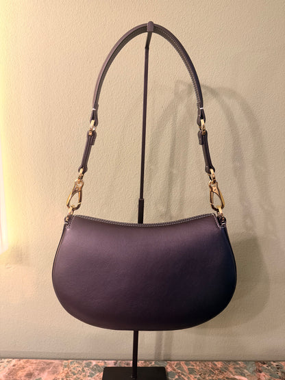 VALENTINO BLACK OHVAL SHOULDER BAG