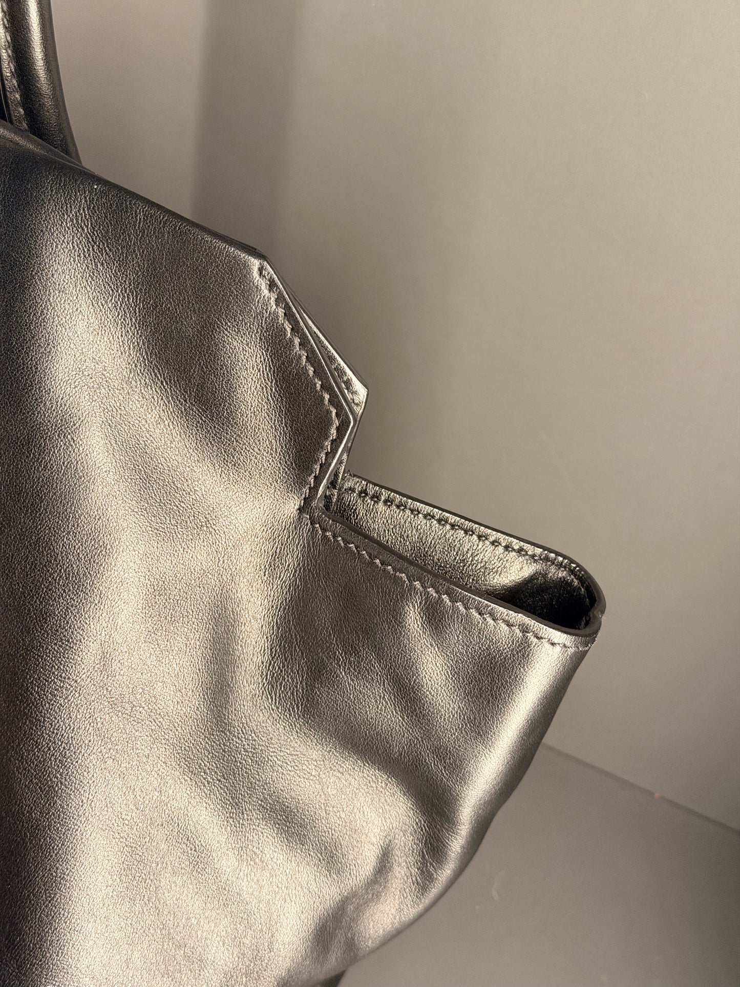 MIU MIU BLACK MADRAS TWO WAY HANDBAG