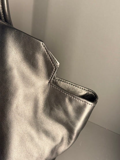 MIU MIU BLACK MADRAS TWO WAY HANDBAG
