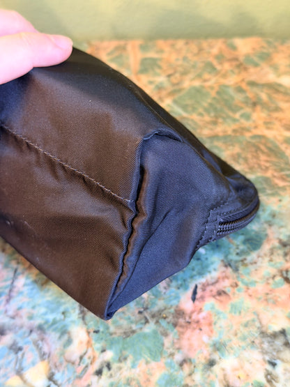 PRADA BLACK NYLON SMALL BEAUTY CASE