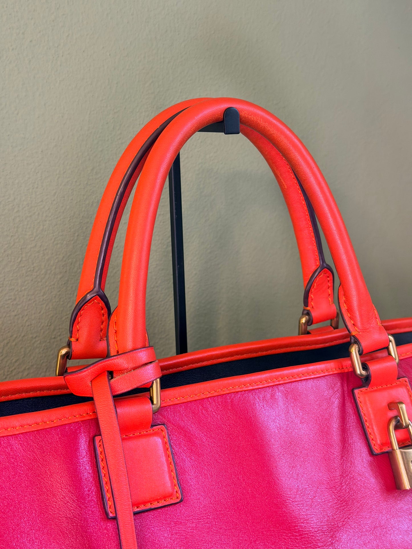 LOEWE TRI COLOR AMAZONA 36 HANDBAG