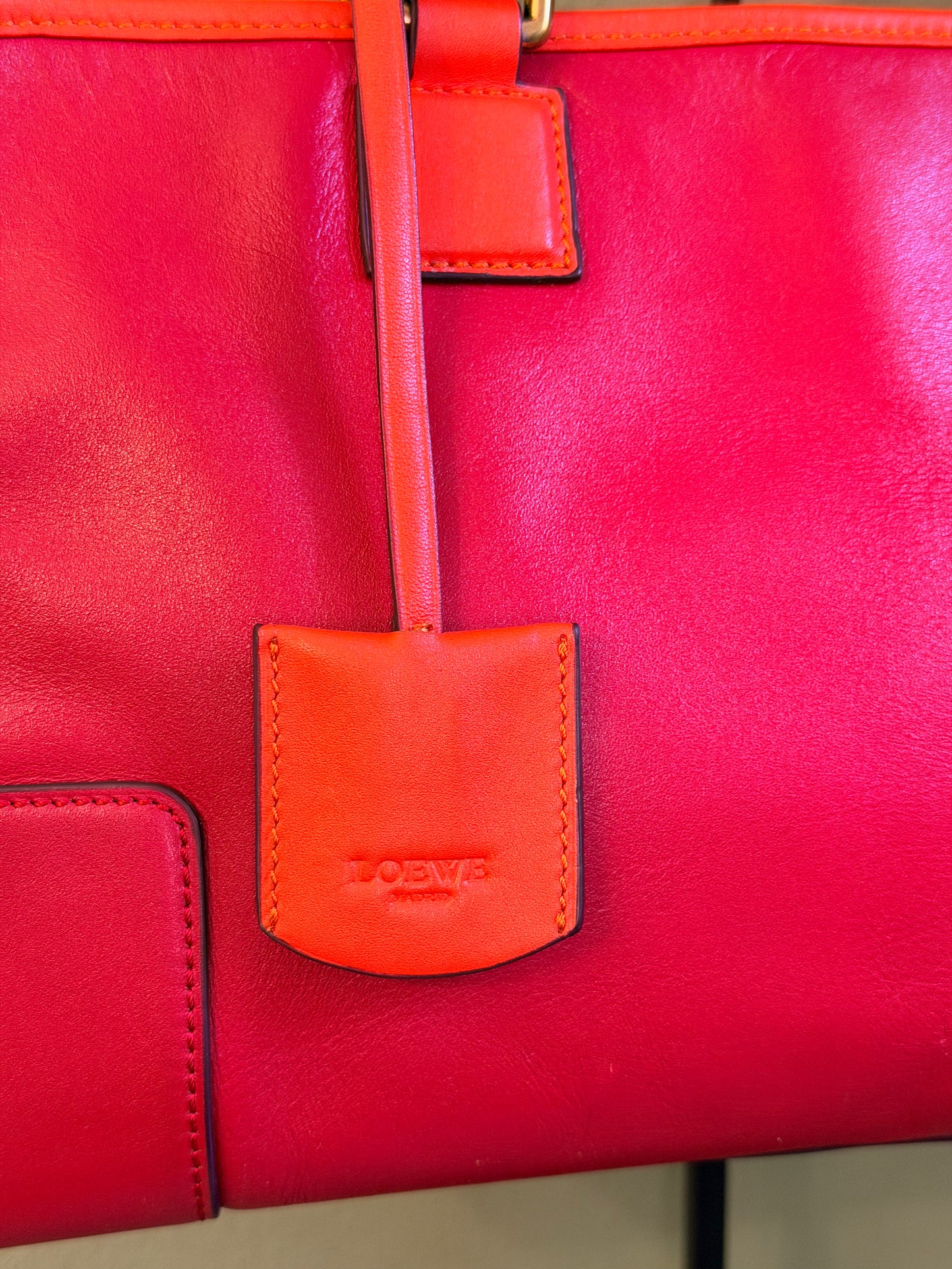 LOEWE TRI COLOR AMAZONA 36 HANDBAG