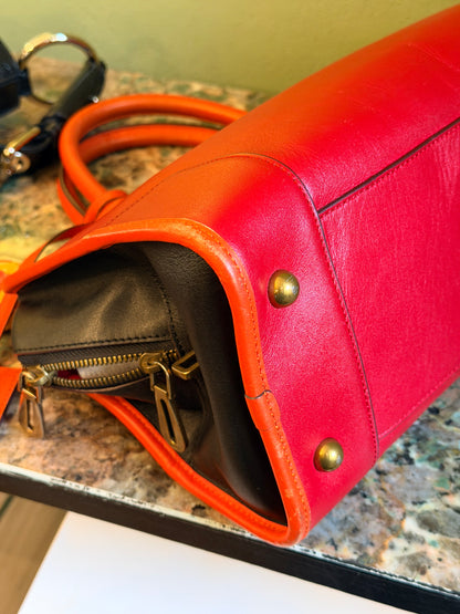 LOEWE TRI COLOR AMAZONA 36 HANDBAG