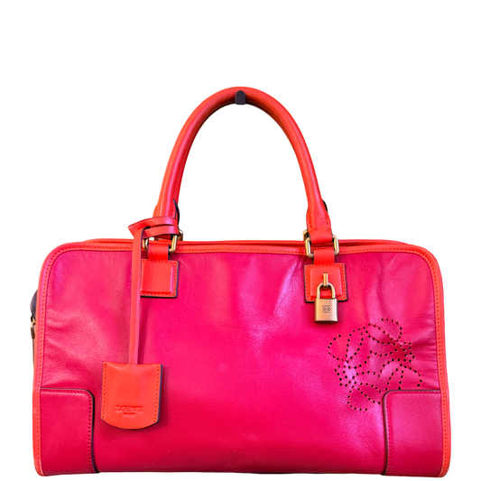 LOEWE TRI COLOR AMAZONA 36 HANDBAG