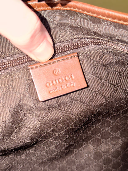 GUCCI BY TOM FORD BEIGE JACKIE SHOULDER BAG