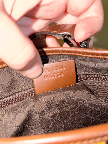 GUCCI BY TOM FORD BEIGE JACKIE SHOULDER BAG