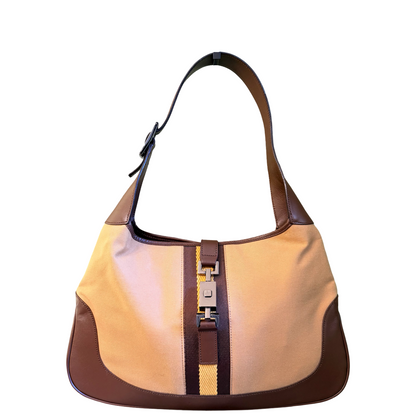 GUCCI BY TOM FORD BEIGE JACKIE SHOULDER BAG