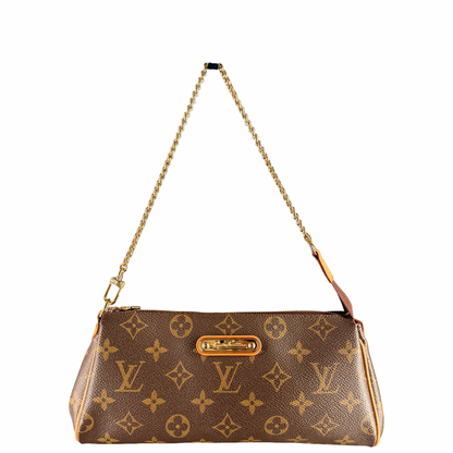 LOUIS VUITTON MONOGRAM EVA CLUTCH SHOULDER BAG