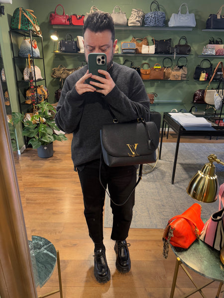 LOUIS VUITTON BLACK VOLTA CROSSBODY BAG