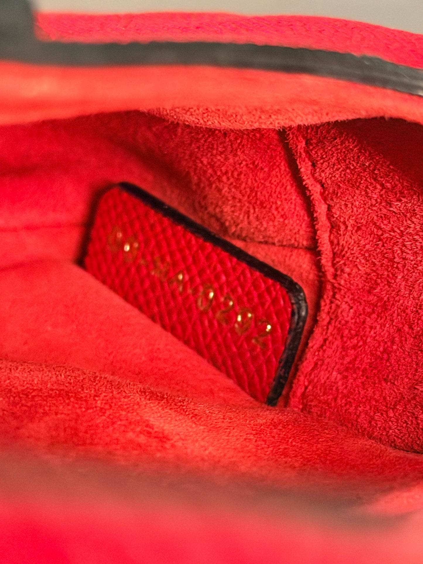 DIOR RED MINI SADDLE CROSSBDOY BAG