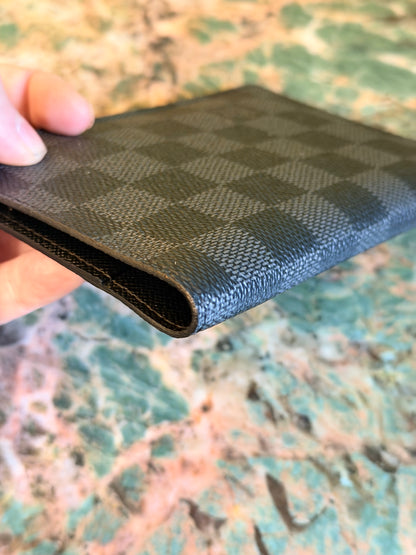 LOUIS VUITTON DAMIER GRAPHITE PASSPORT COVER