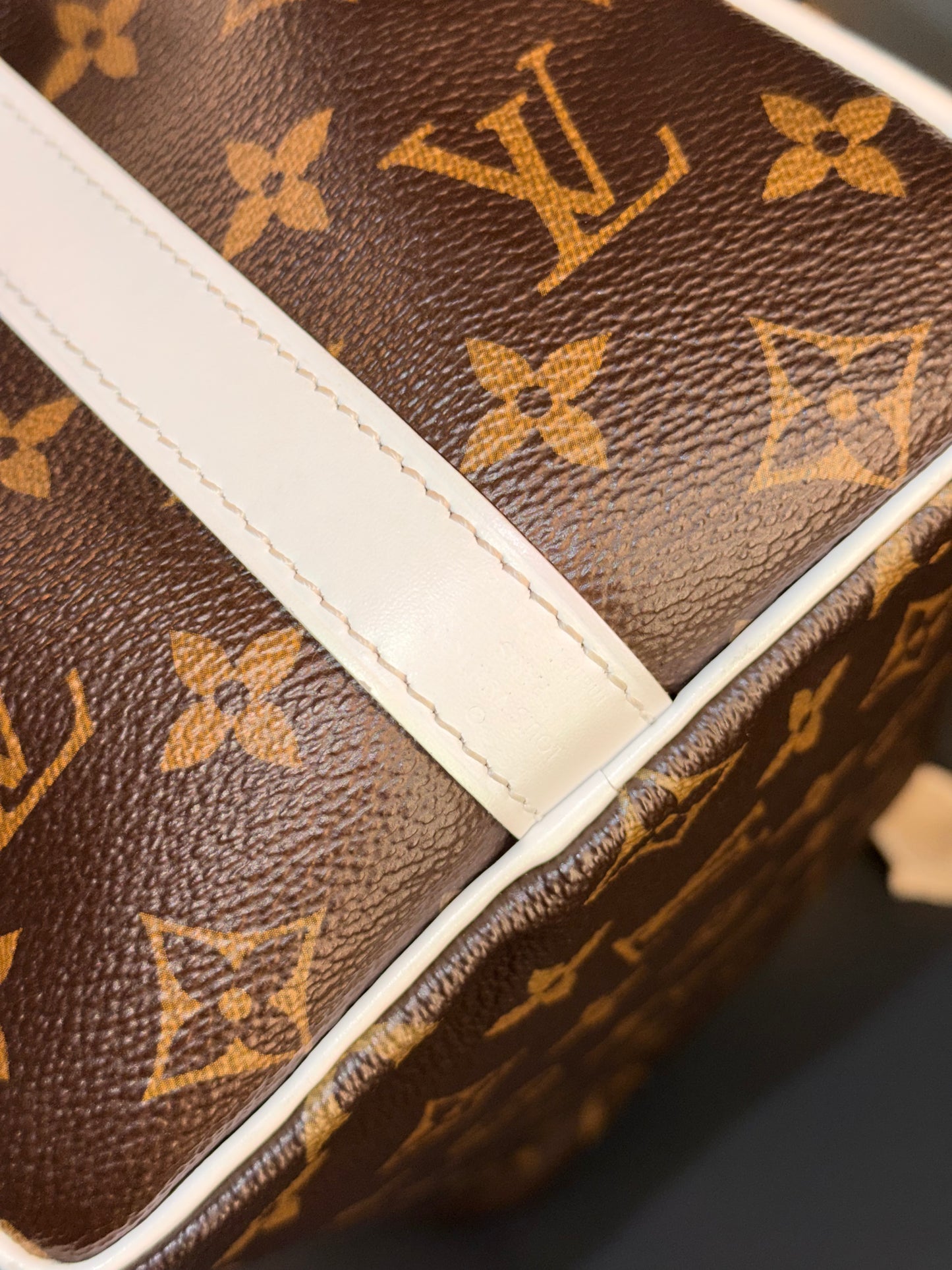 LOUIS VUITTON MONOGRAM SPEEDY 25 MATCH BOSTON BAG