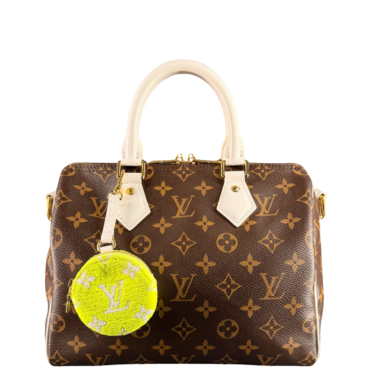 LOUIS VUITTON MONOGRAM SPEEDY 25 MATCH BOSTON BAG