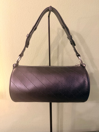 GUCCI ROUND BLACK BLONDIE SHOULDER BAG