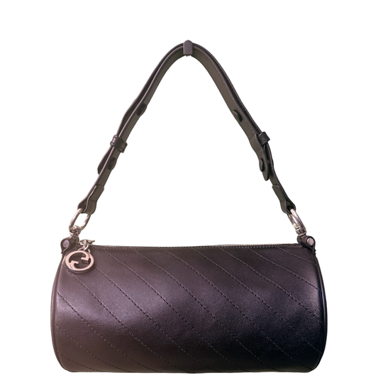 GUCCI ROUND BLACK BLONDIE SHOULDER BAG