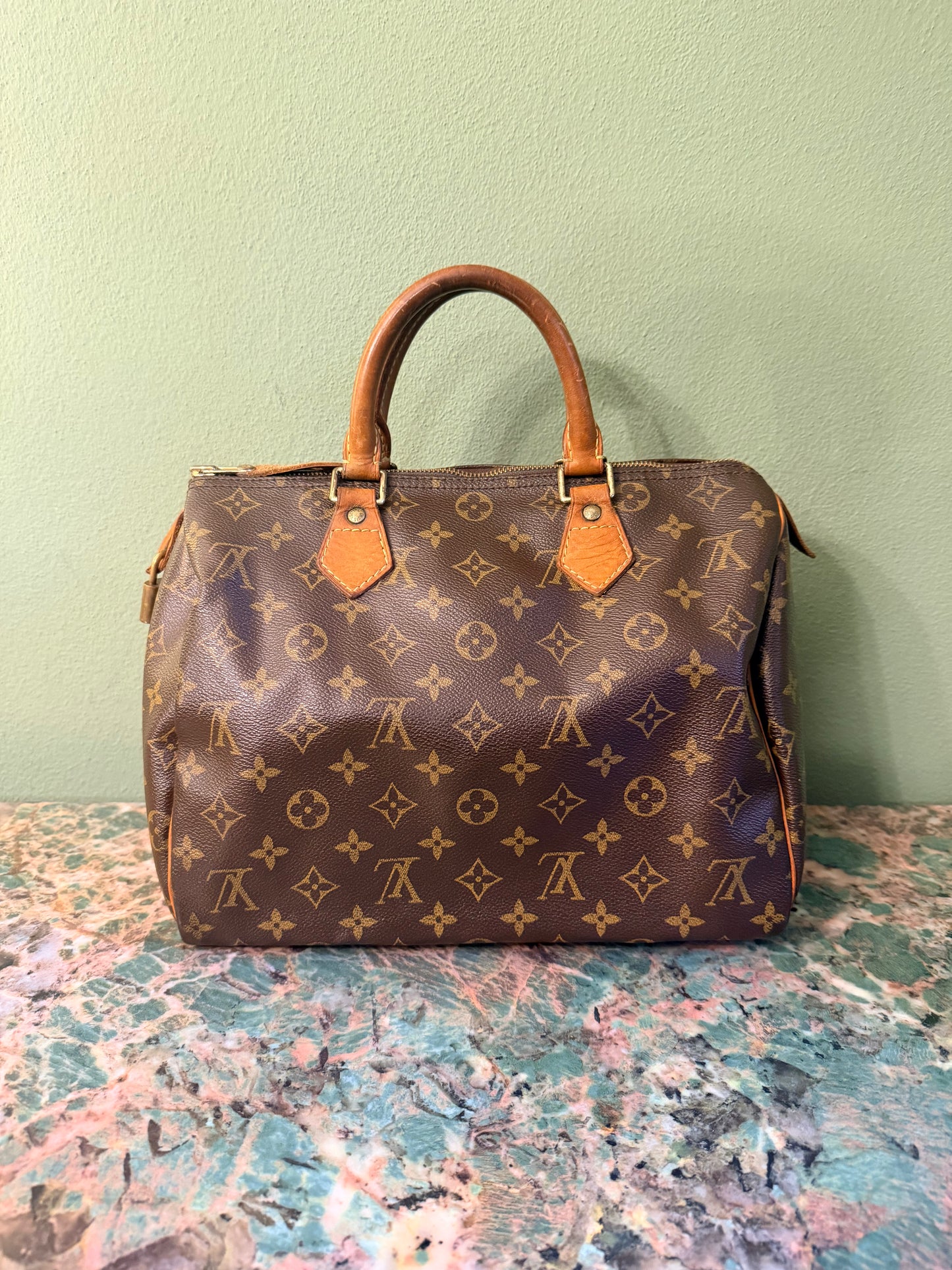 LOUIS VUITTON MONOGRAM SPEEDY 30 BOSTON BAG