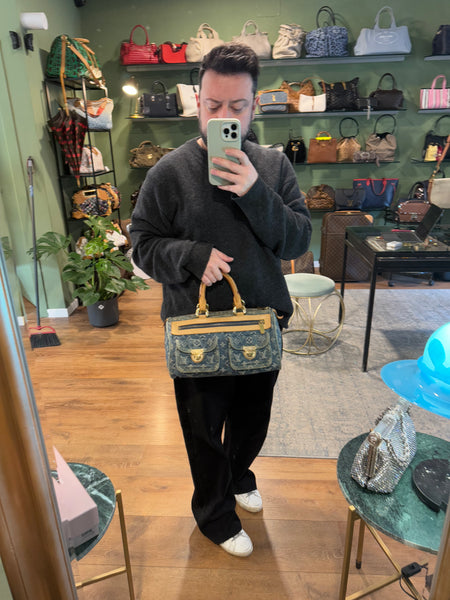 LOUIS VUITTON MONOGRAM DENIM NEO SPEEDY BOSTON BAG