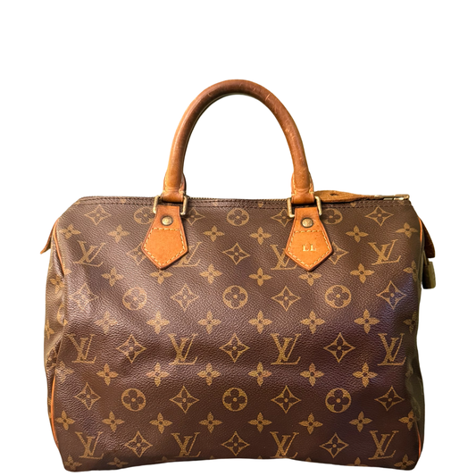 LOUIS VUITTON MONOGRAM SPEEDY 30 BOSTON BAG
