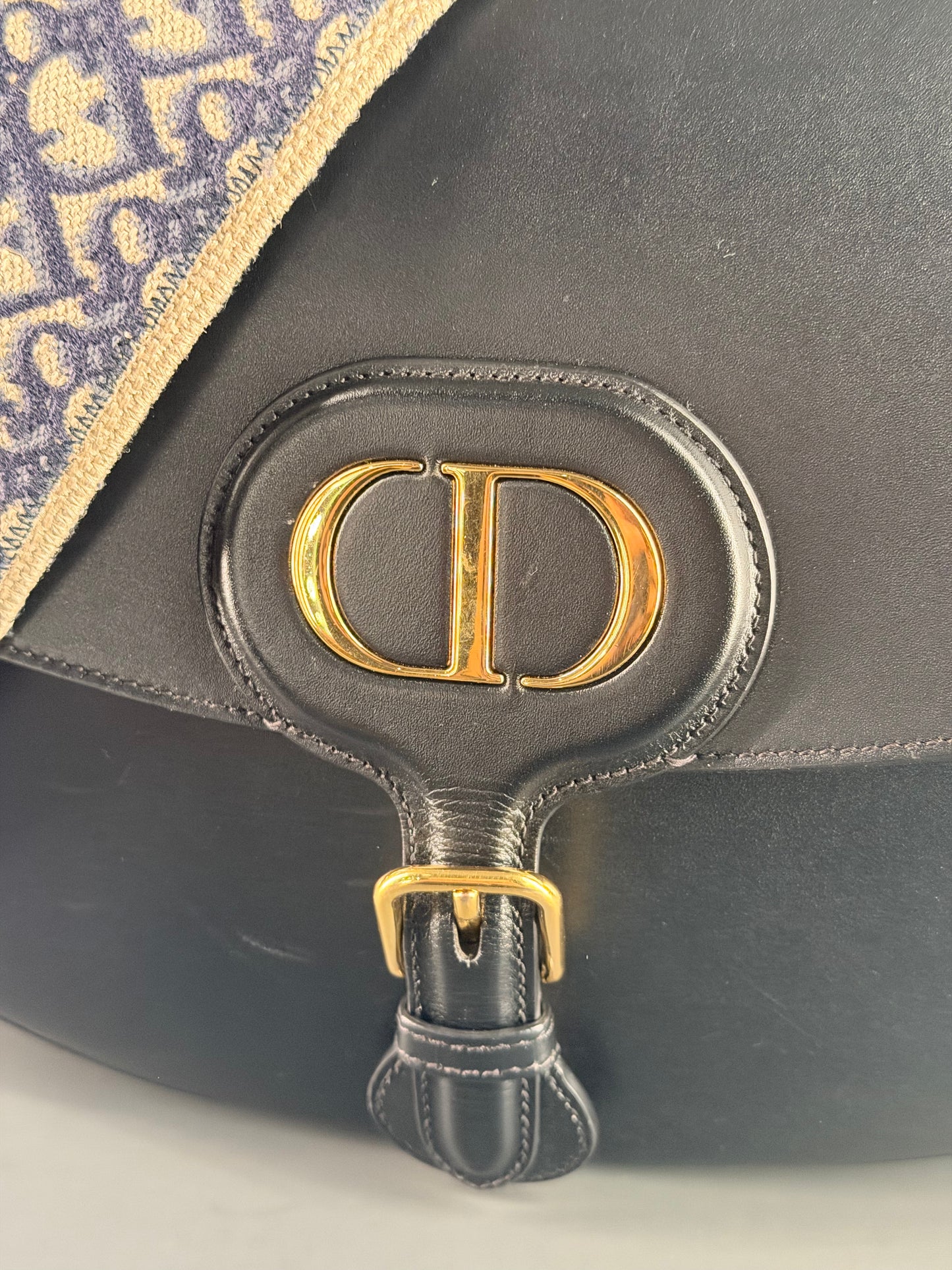 DIOR BLACK LARGE BOBBY CROSSBODY BAG